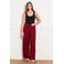 LOLALIZA high waist broek donkerrood