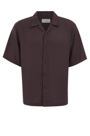 relaxed fit overhemd - espresso