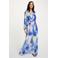 Morgan maxi jurk blauw