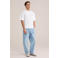 WE Fashion boxy T-shirt met backprint wit