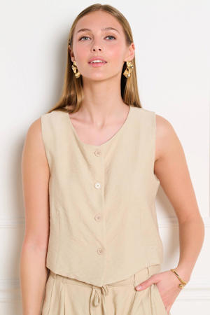 cropped top beige
