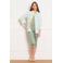 LOLALIZA skinny regular waist capri groen