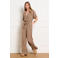LOLALIZA jumpsuit taupe