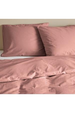 katoenen lits-jumeaux dekbedovertrek 240x220 cm - roze