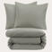 NOUS Living katoenen 2-persoons dekbedovertrek 200x220 cm - groen