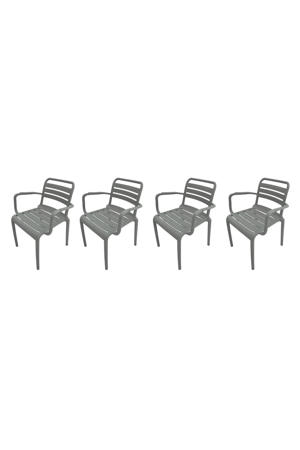 Orleans tuinstoelen (set van 4) - stone green 