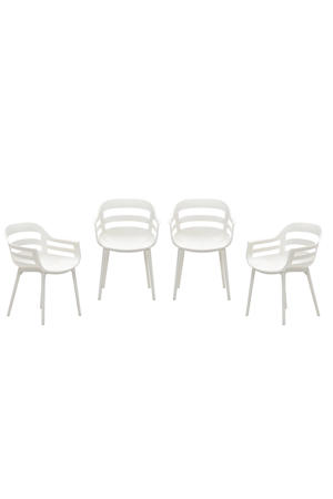 Ceasar tuinstoelen (set van 4) zand 