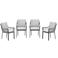 Garden Impressions Raxa tuinstoelen (set van 4) - carbon black / rope taupe