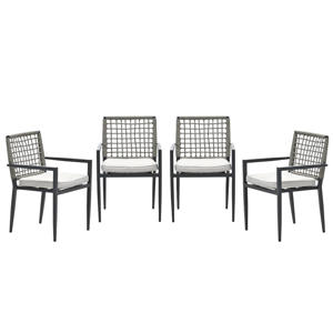 Florance tuinstoelen (set van 4) stapelbaar 