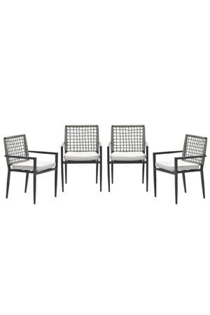 Florance tuinstoelen (set van 4) stapelbaar