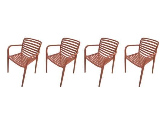 kunststoffen eettafelstoelen buiten