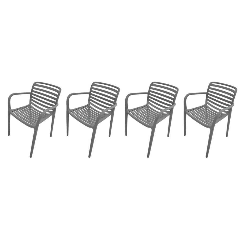 Garden Impressions Nantes tuinstoelen (set van 4) - stone green