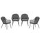 Garden Impressions Triton tuinstoelen (set van 4) grijs rope