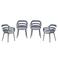 Garden Impressions Ceasar tuinstoelen (set van 4) antraciet