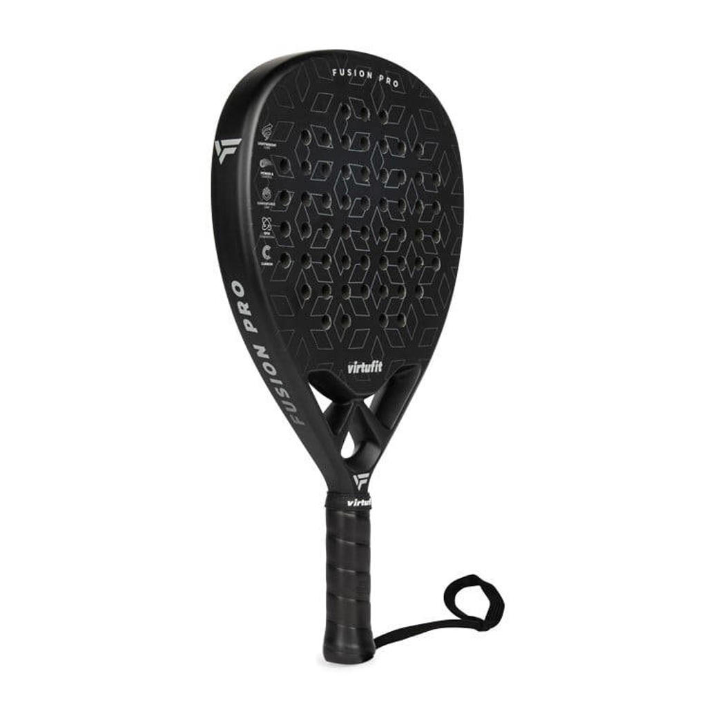 Virtufit Fusion Pro Padel Racket zwart/zilver