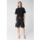 Shoeby wide leg high waist bermuda short zwart