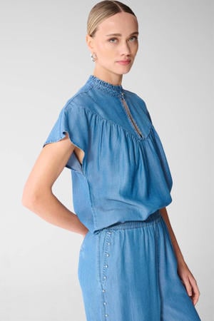 top medium blue denim