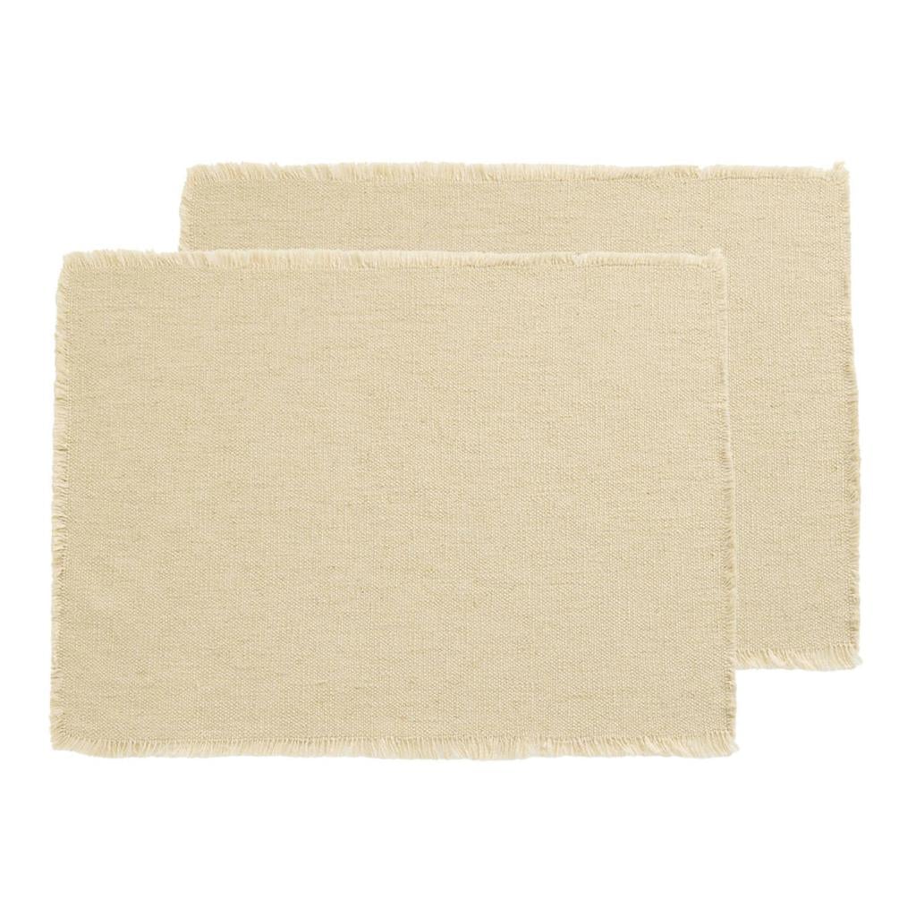 NOUS Living Juno placemat (set van 2) - ecru