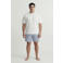 JACK & JONES PLUS SIZE zwemshort met print lichtblauw