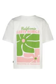 thumbnail: America Today T-shirt met backprint wit