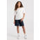 America Today T-shirt met backprint wit