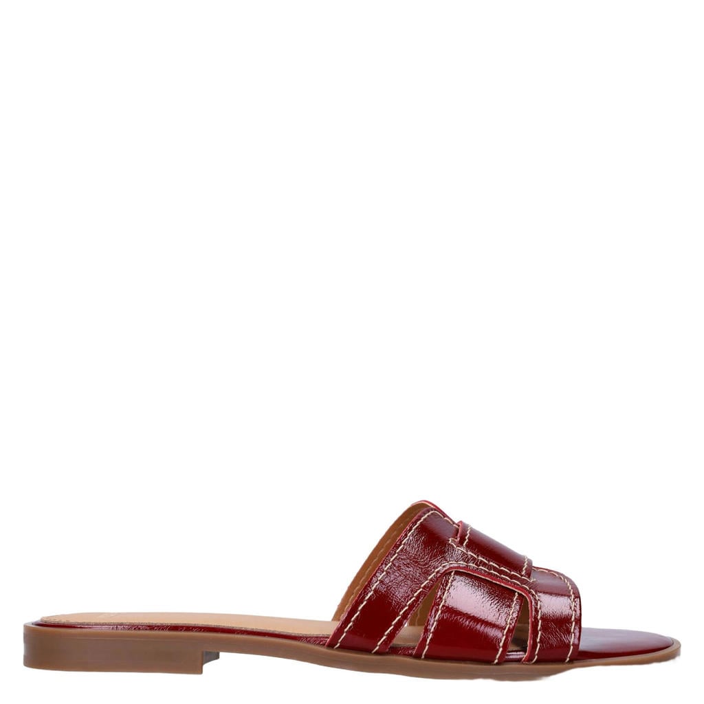 Bordeaux dames Manfield lak slippers