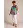 Colletta gebloemde blouse multi