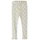LIL' ATELIER MINI slim fit gebloemde legging - ecru