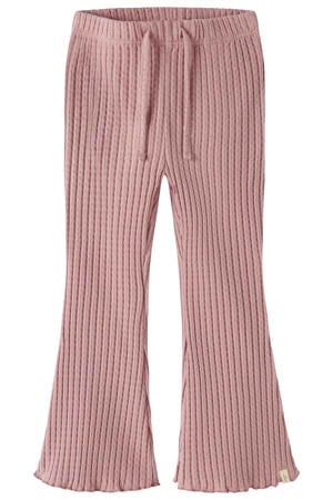 flared broek - roze