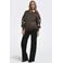 ONLY MATERNITY rechtvallend zwangerschapssweater met borduursels en hartjes - bruin
