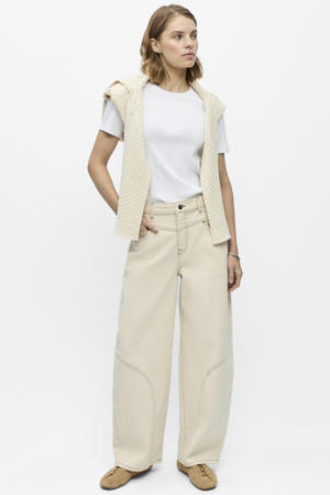 barrel jeans OBJEMMIA - ecru