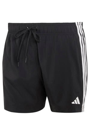 zwemshort met logo zwart/wit