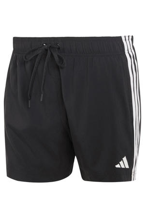 zwemshort met logo zwart/wit