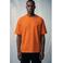 Vänner relaxed T-shirt met backprint oranje
