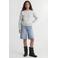 JJXX GIRL sweater met tekst - grijs