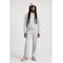 JJXX GIRL hoodie met tekst - grijs