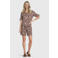 Geisha blouse met print - bruin