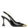 JOSH V Eleanna lakleren pumps met hak - zwart