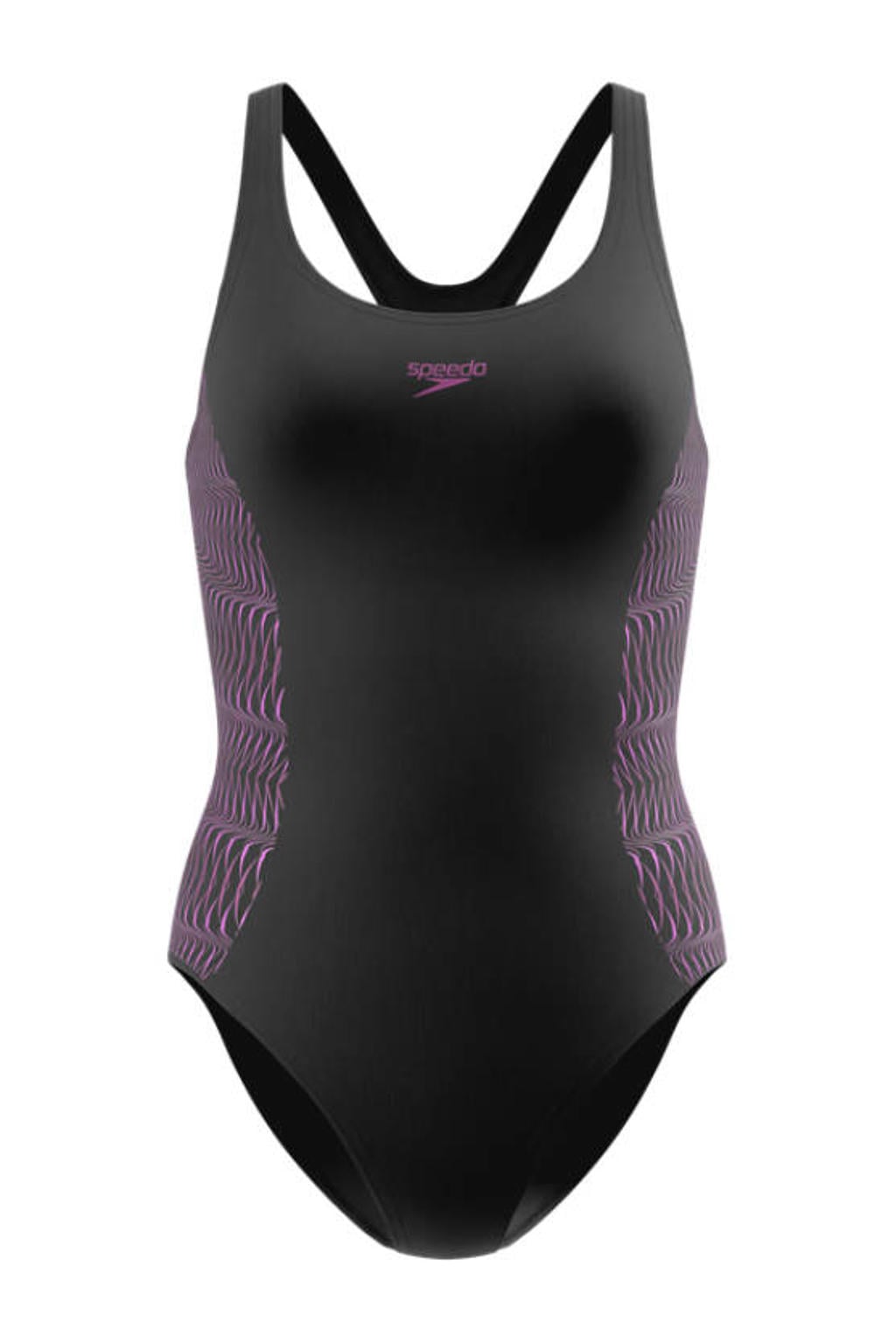 Speedo Medalist EnduraFlex badpak - zwart/paars