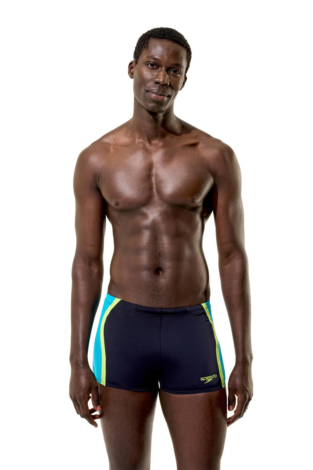 Speedo Endurance+ Splice zwemboxer - zwart/turquoise