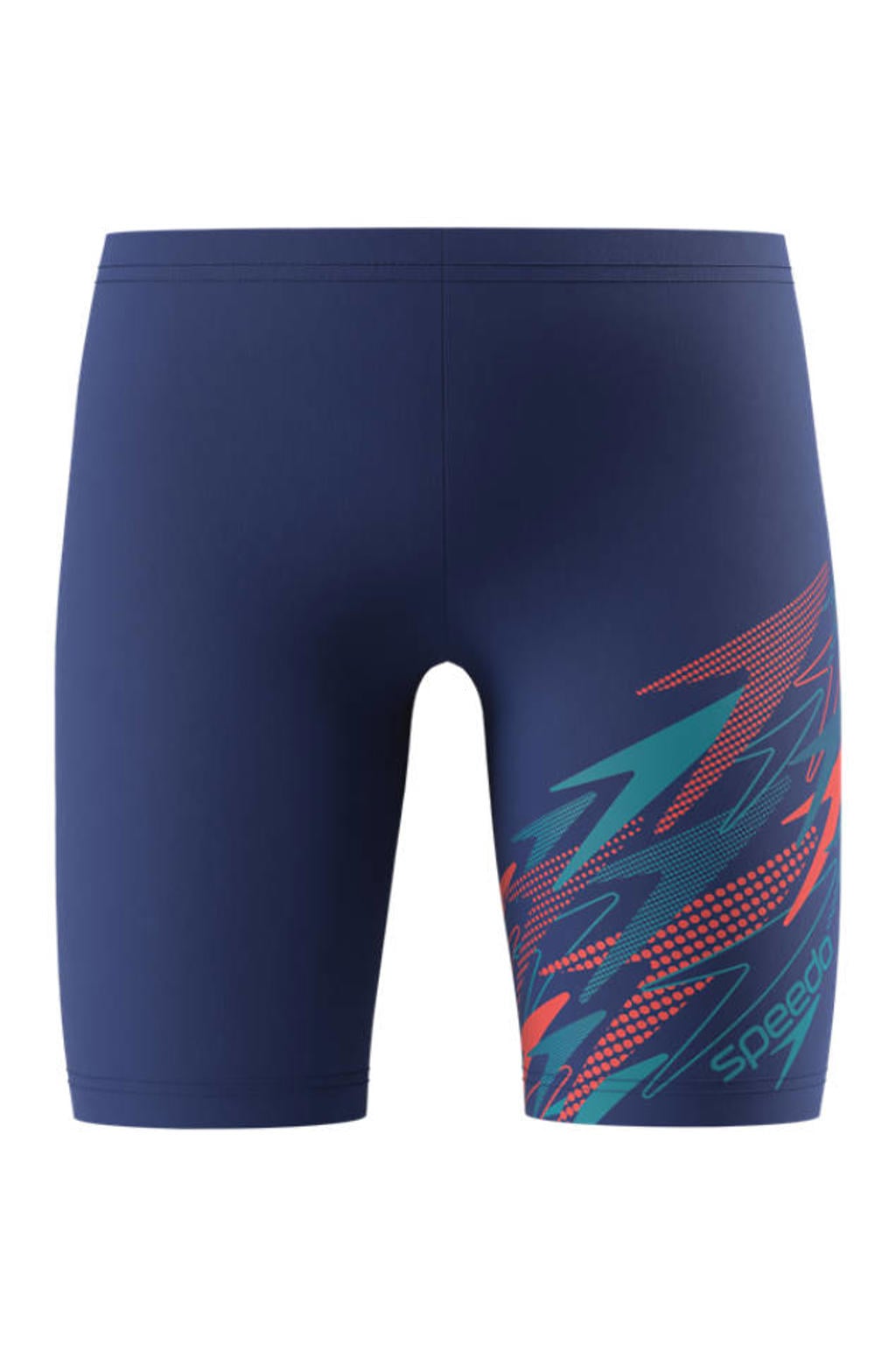 Speedo logo EnduraFlex zwemboxer - donkerblauw/oranje