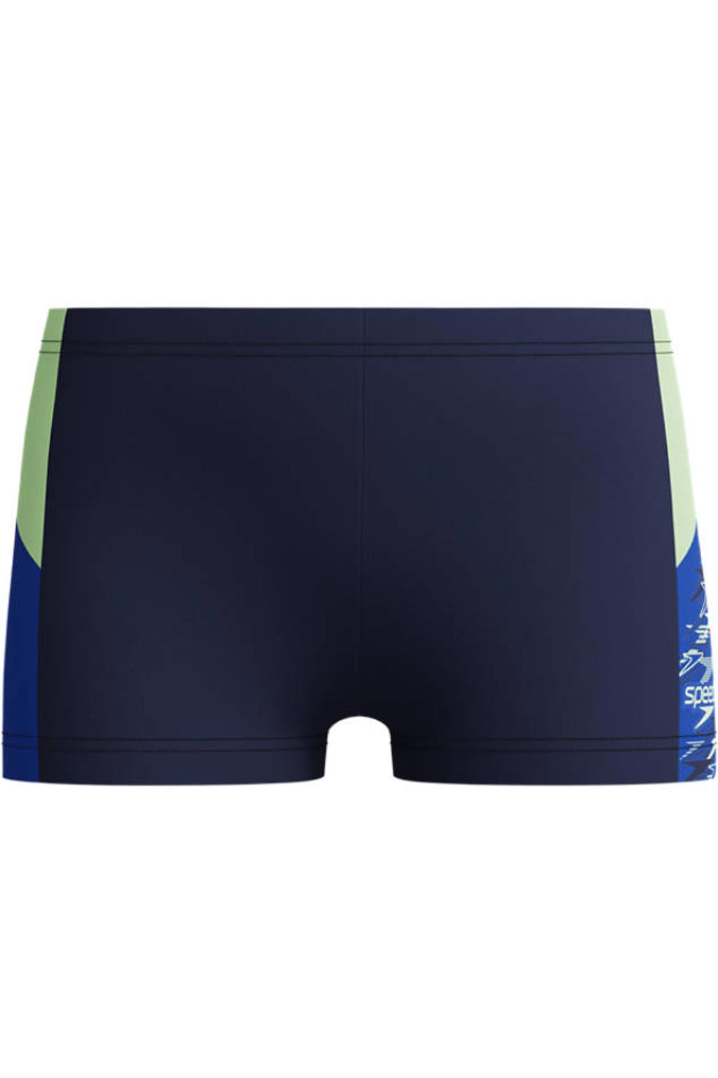 Speedo Dive Aquashort EnduraFlex zwemboxer - donkerblauw/limegroen
