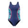 Speedo Hyperboom Splice Endurance Pro sportbadpak - donkerblauw/turquoise