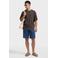 Redefined Rebel VALENCIA denim relaxed short donkerblauw