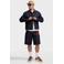Redefined Rebel baggy short dark blue denim