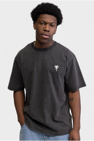 relaxed T-shirt grijs