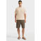 Redefined Rebel boxy gestreepte polo gebreid beige