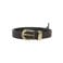 VILA leren riem VICIFF donkerbruin