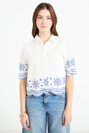 blouse broderie ecru