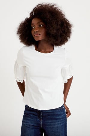 top crochet ecru